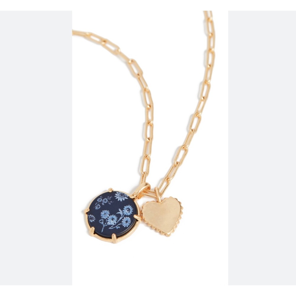 (39)Madewell NWOT Cottage Floral Pendant Necklace